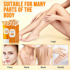 Natural Orange Enzymes Exfoliating Brightening Gel, Deep Cleansing & Moisturising Exfoliating Scrub for Women