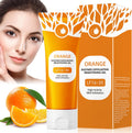 Natural Orange Enzymes Exfoliating Brightening Gel, Deep Cleansing & Moisturising Exfoliating Scrub for Women