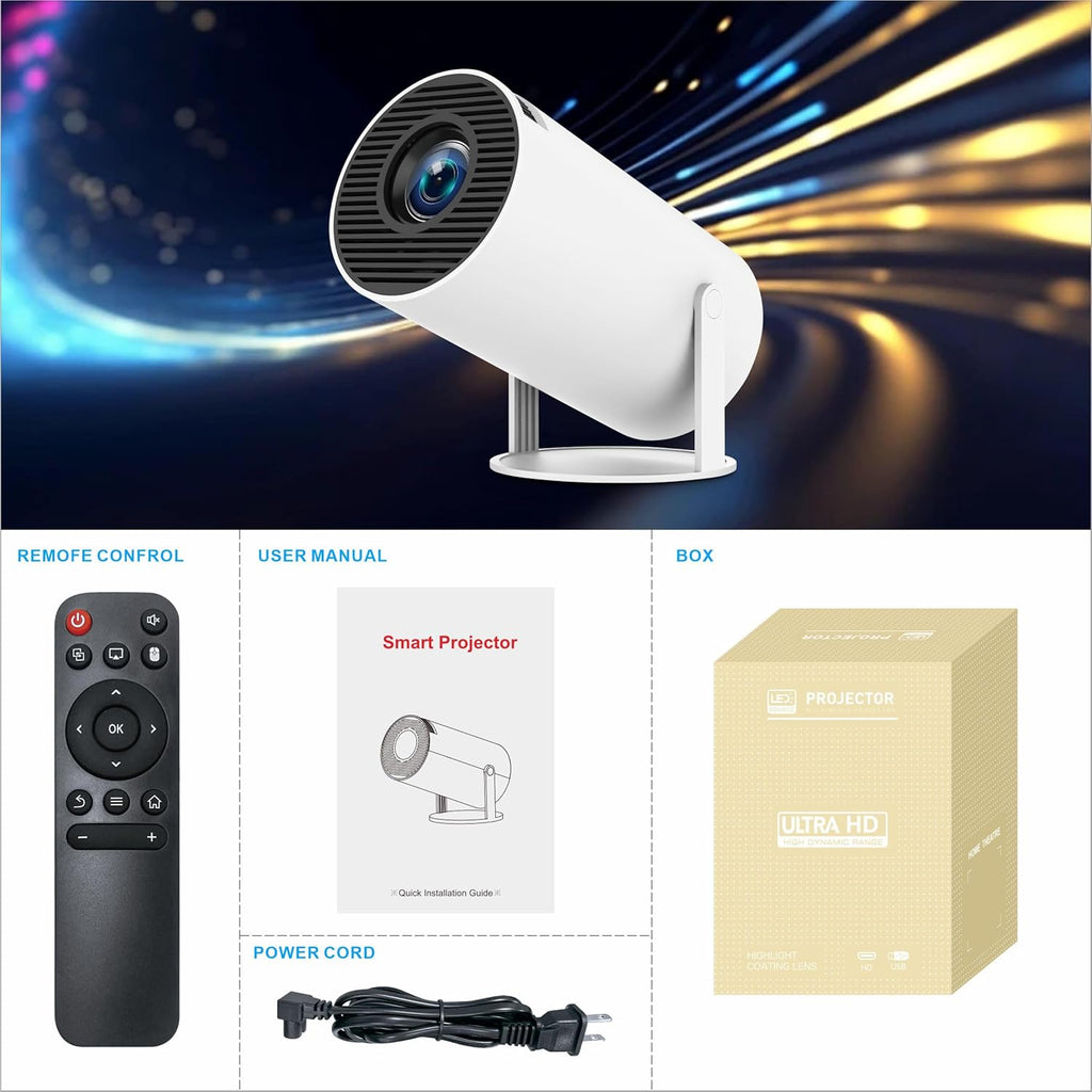 "4K HD WiFi Projector | بروجكتور واي فاي بدقة 4K HD"