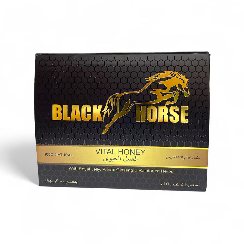 Black Horse Vital Honey – Premium Herbal Honey Blend for Energy, Vitality & Stamina
