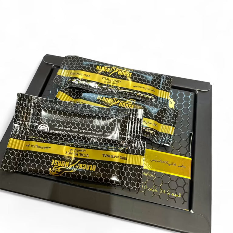 Black Horse Vital Honey – Premium Herbal Honey Blend for Energy, Vitality & Stamina