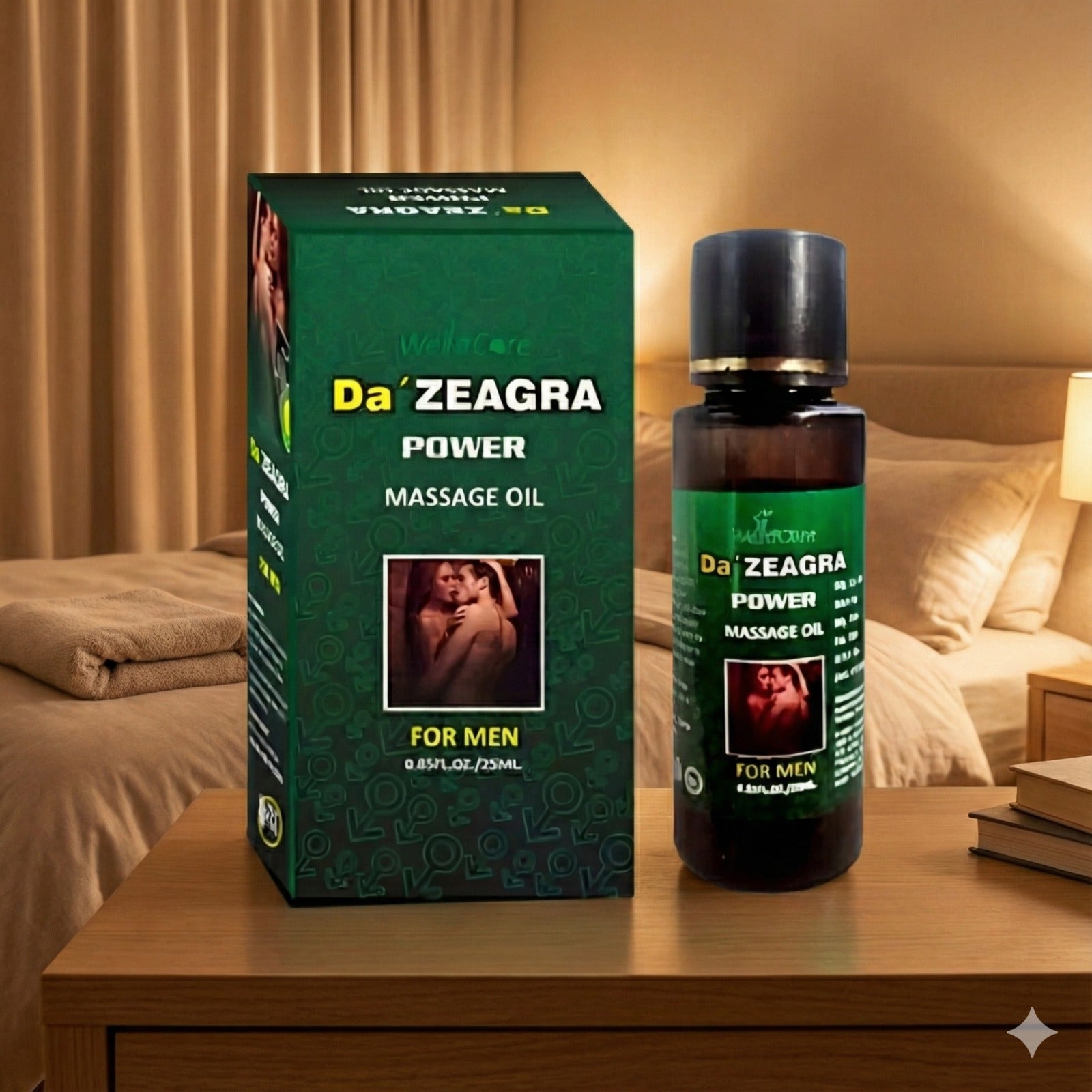 Da Zeagra Power Massage Oil ® for Men – Herbal Energy & Vitality Support for Men’s Daily Wellness